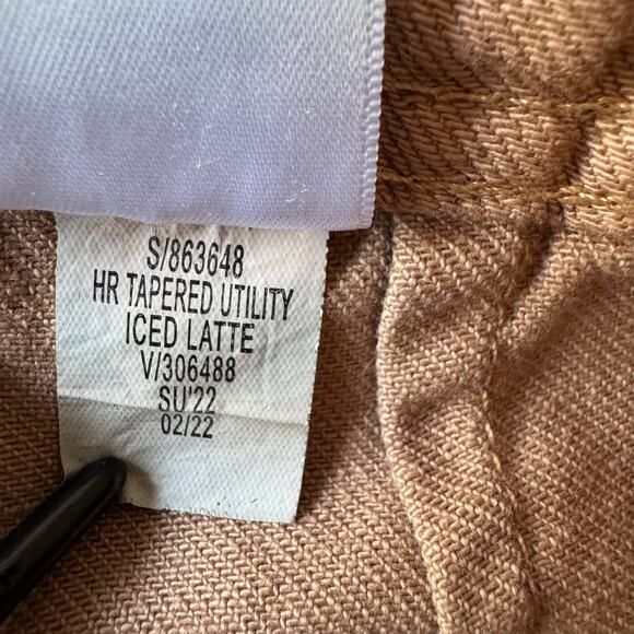 Banana Republic Factory Utility Cargo Pant Size 0 Tan - Picture 10 of 13